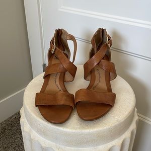 Sofft wedge leather sandals